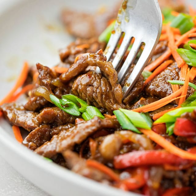 Szechuan Beef.