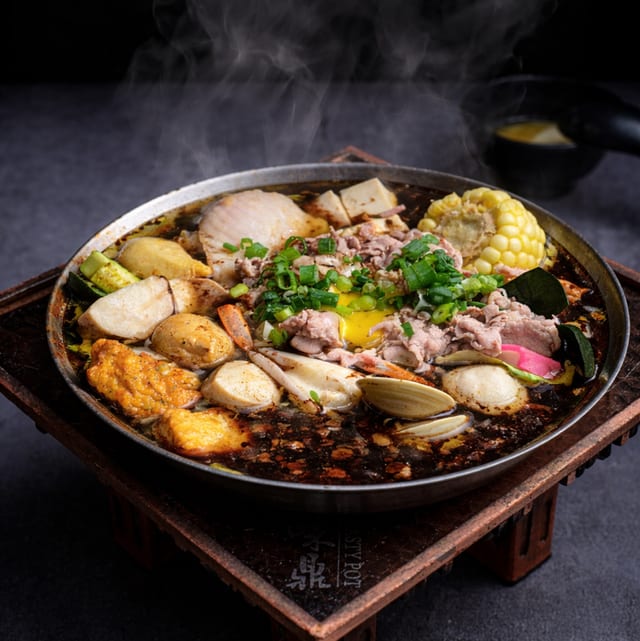 Black Garlic Hot Pot.