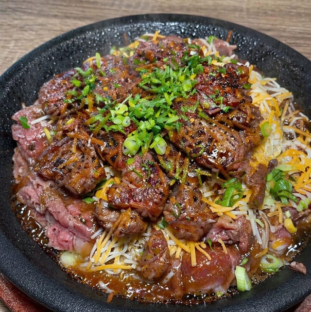 Shaken Black Pepper Sizzling.