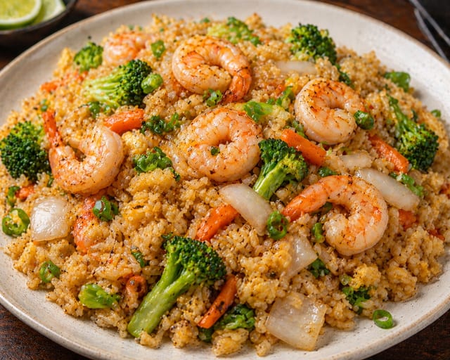 Thai Fried Rice Shrimp.
