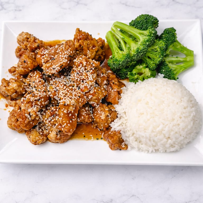 Delicious Sesame Chicken Awaits