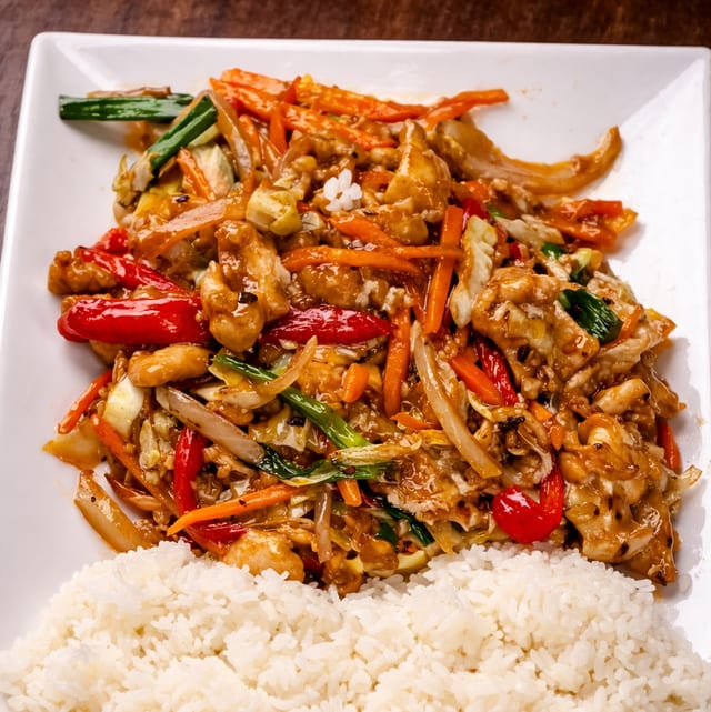 Szechuan Chicken.
