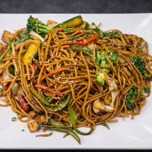 Lo Mein Noodles.