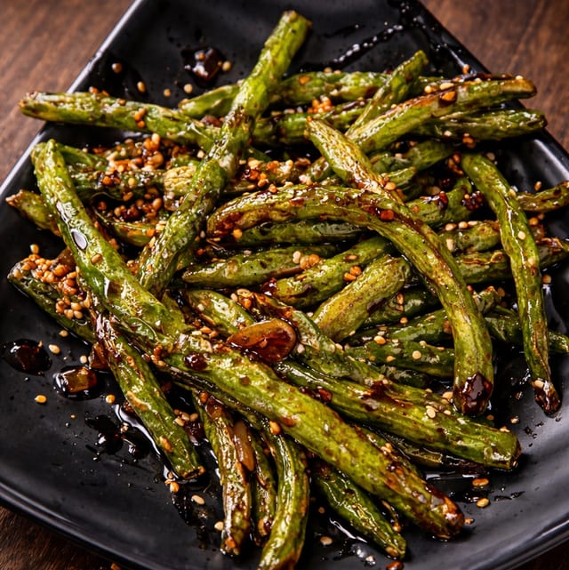 String Bean with Garlic.