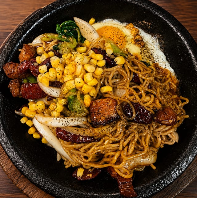 Mama Noodles Sizzling.