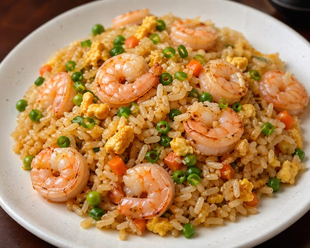 Fried Rice Shrimp.