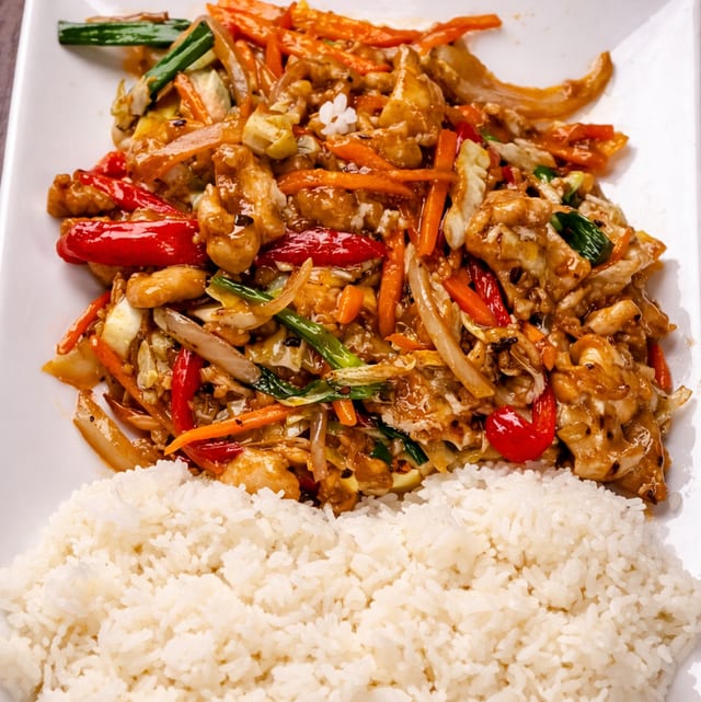 Szechuan Chicken.