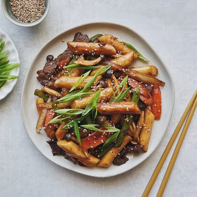 Shanghai Rice Cake.