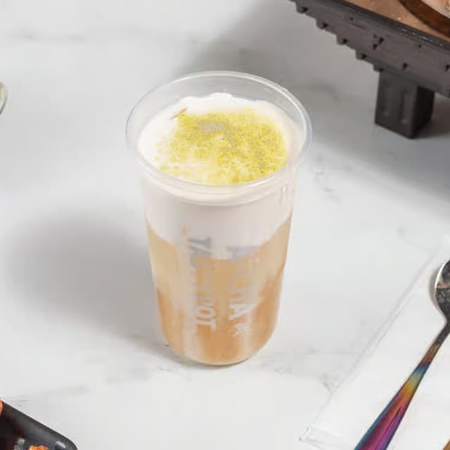 Cream Peach Green/Black Tea.