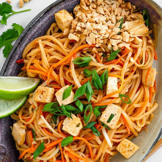 Pad Thai Noodles Lunch.