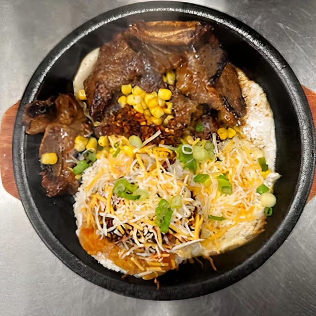 Lemongrass Beef Short Rib Sizzling.