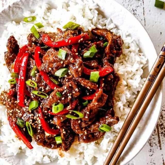 Szechuan Beef.
