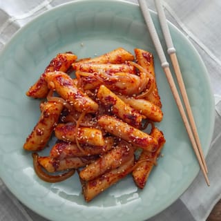 Kimchi Rice Cake Lunch