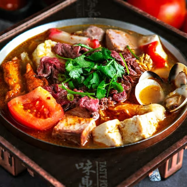 Beef Hot Soup / 沙茶牛肉鍋.