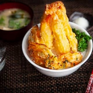 Shrimp Tempura Rice Bowl