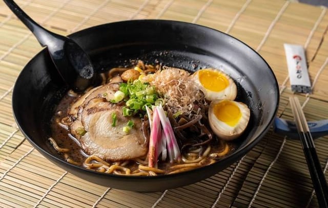 Chicken Black Garlic Ramen.